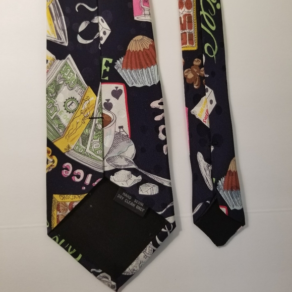 Graphic silk necktie - Picture 3 of 5